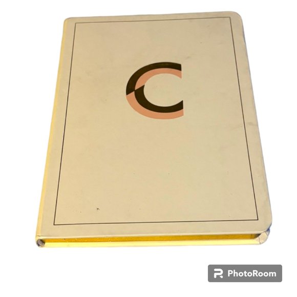 Opal House x Target Monogram Letter C Gold Foil Leaf 5x7 College Rule Journal - Picture 1 of 7